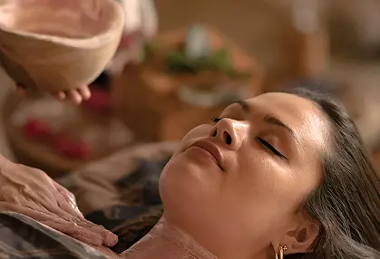 A woman sleeping peacefully.
