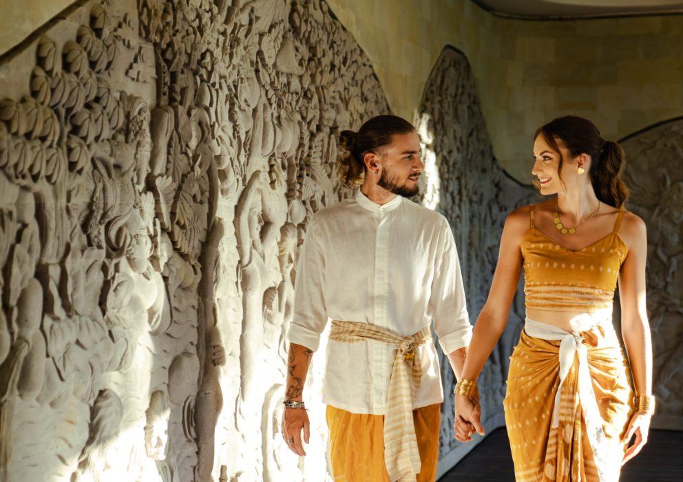 couple married in wedding venues in bali with honeymoon suites