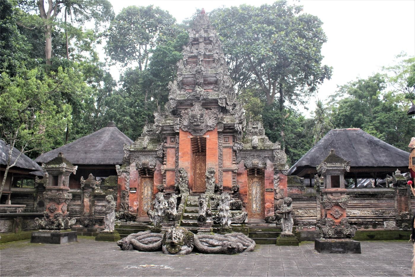 Temple in Ubud monkey forest