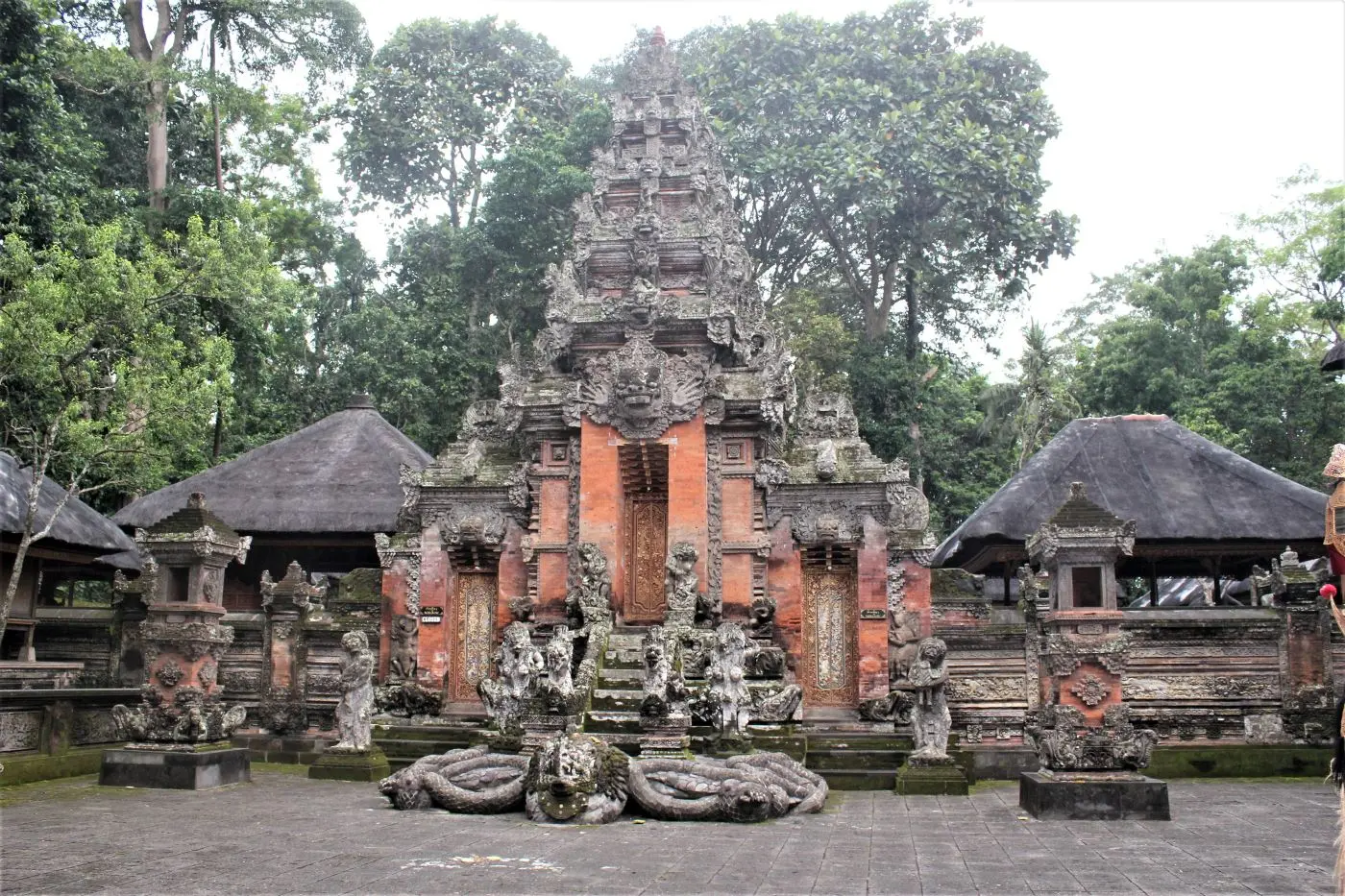 Temple in Ubud monkey forest