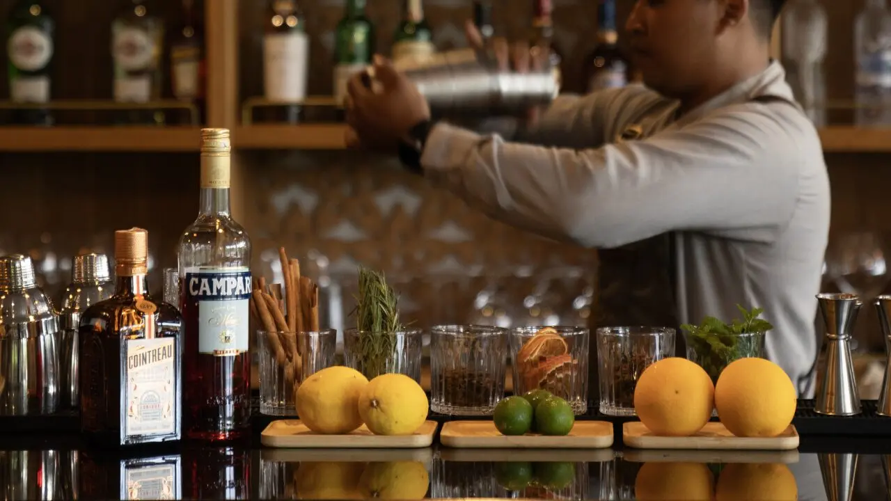 cocktail making