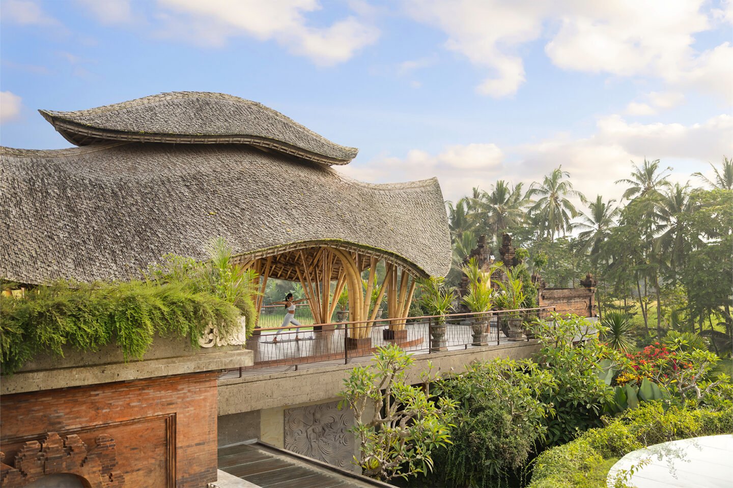 Yoga shala at Abisena Ubud