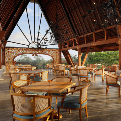 restaurant with view in ubud