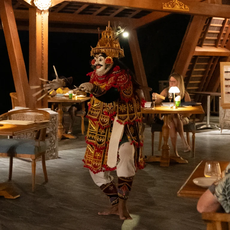 Balinese mask dancing