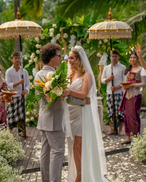 intimate wedding in ubud